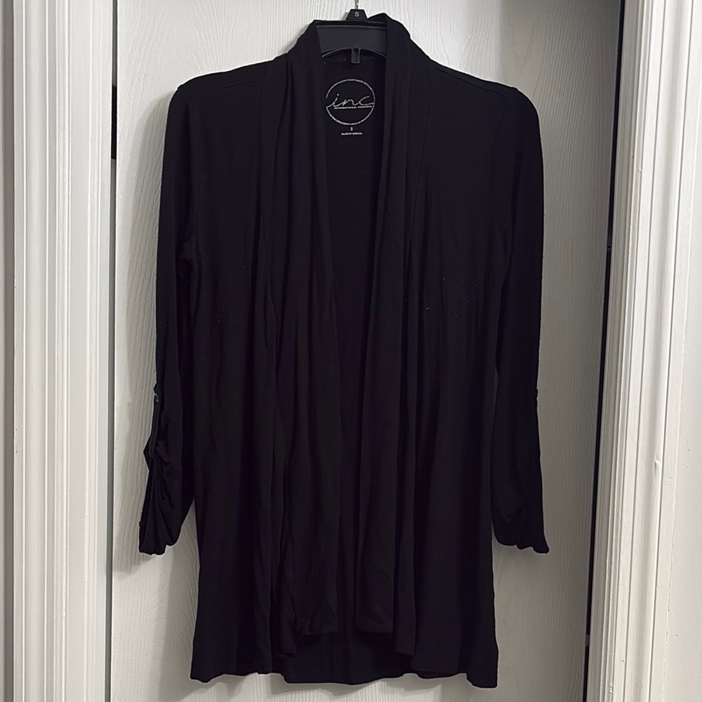 INC International Concepts Black Cardigan